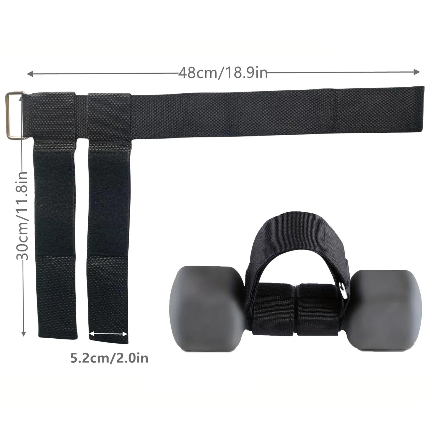 Sangle de poids cheville / pied – Entraînement de résistance personnalisable avec haltères