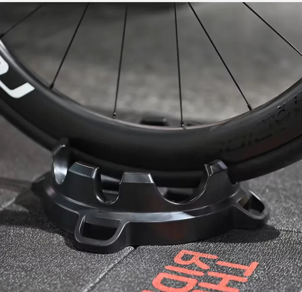 Support de stabilisation roue avant vélo – Multi-compatibilité pneus route, gravel et VTT