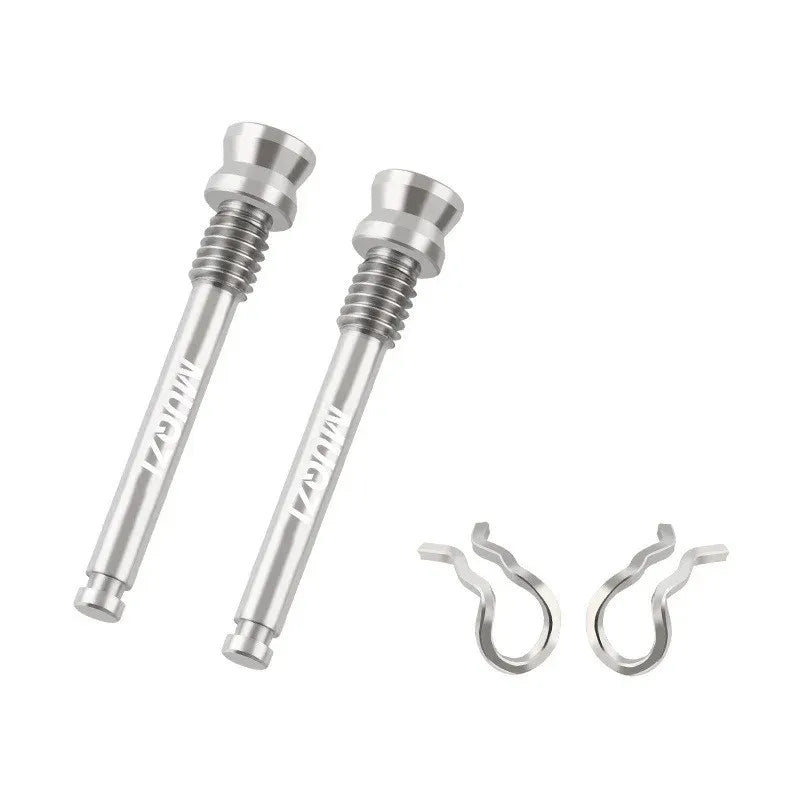Vis étrier de frein à disque – Argenté – 2 pièces + clips
