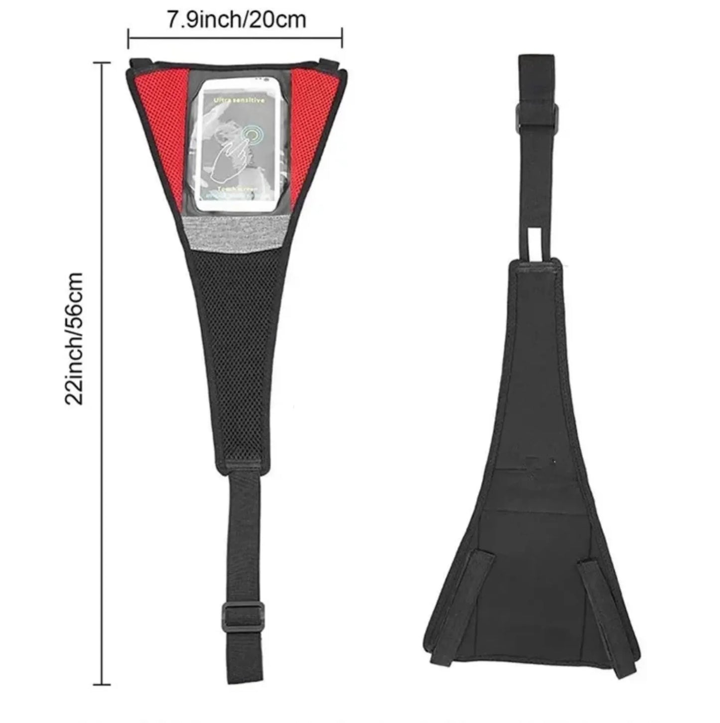 Toile anti-transpiration vélo avec housse téléphone – Protection cadre et entraînement indoor