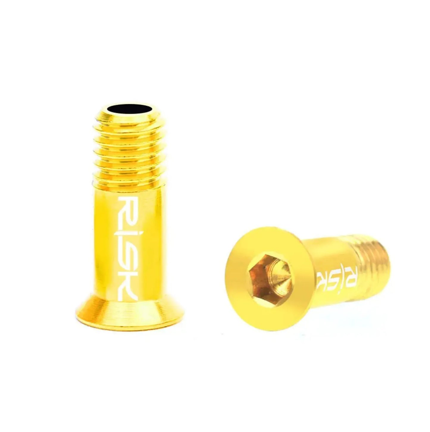 Vis de fixation galet de dérailleur arrière – Titane M5×14,2 mm Doré