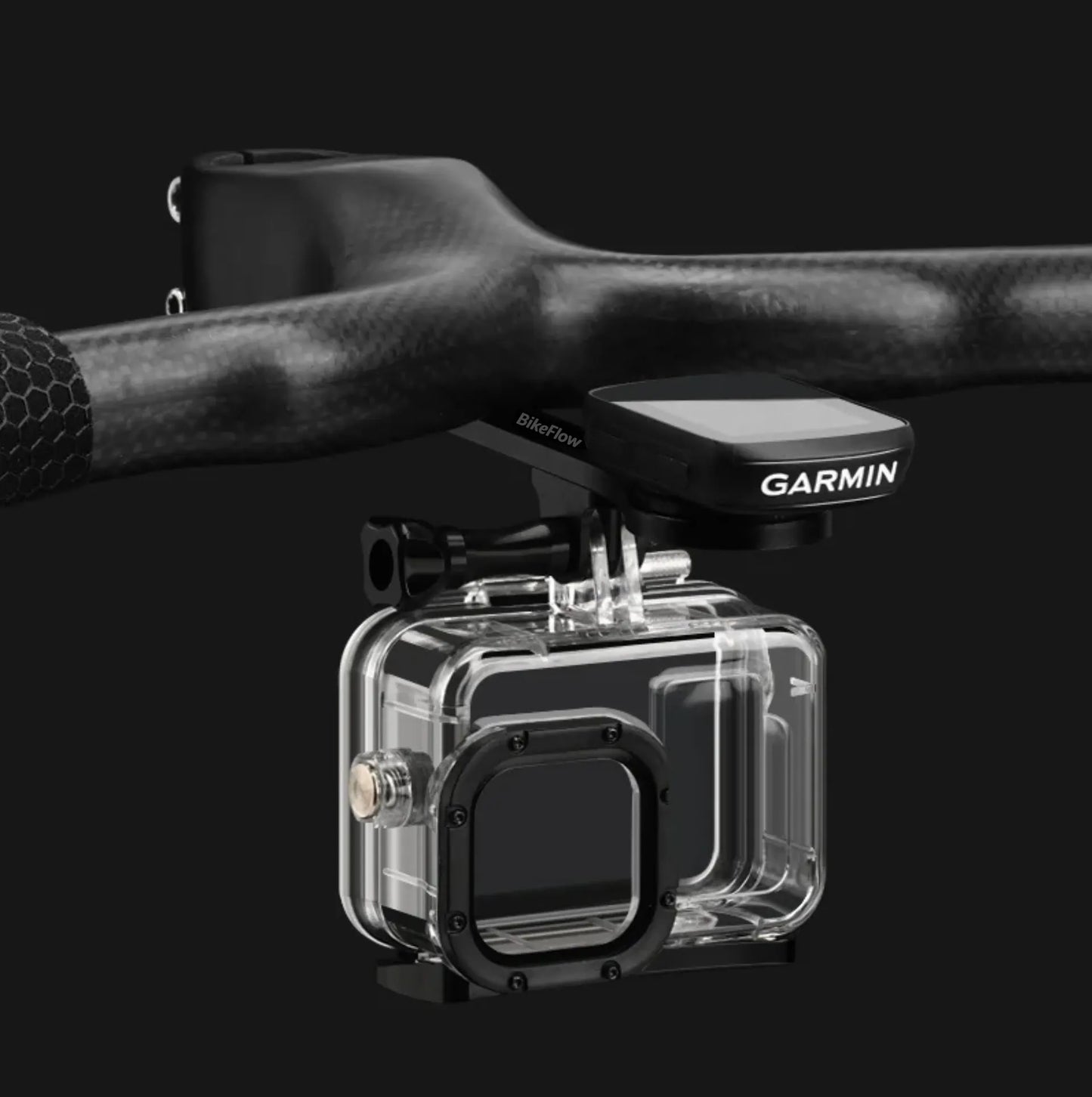 Support compteur Garmin pour cintres aérodynamiques – Fixation sous cintre