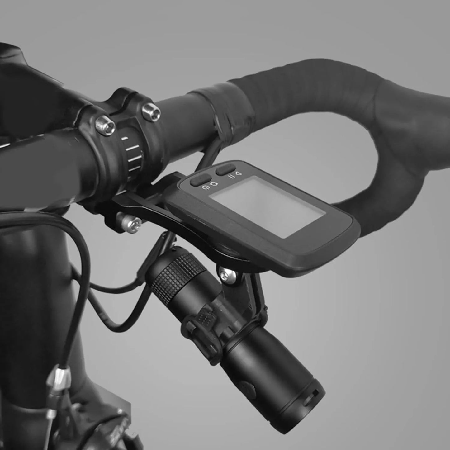 Support vélo universel en aluminium – Compatible Garmin, Bryton, Cat Eye et GoPro