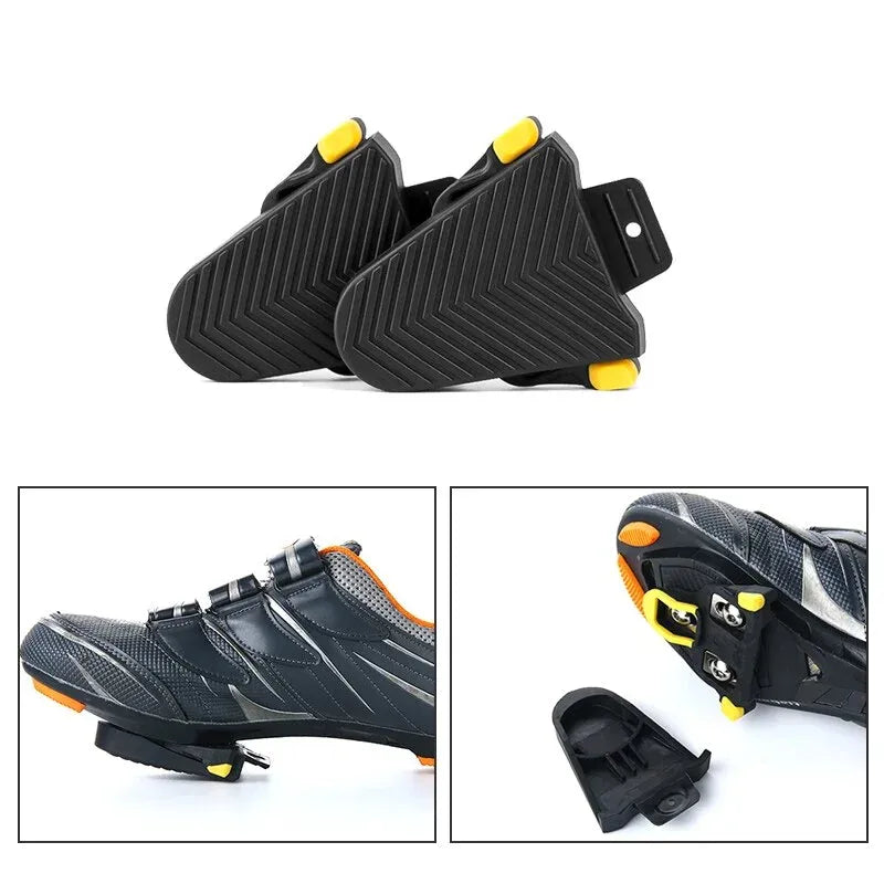 Paire de couvre-cales SPD-SL en caoutchouc – Protection pour chaussures et cales de vélo