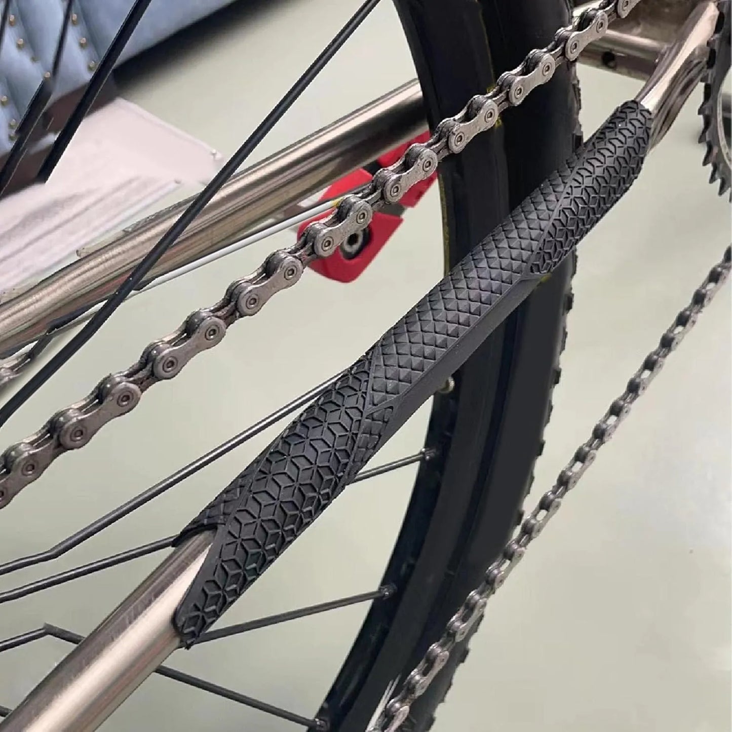 Protecteur de base vélo 3D – Silicone anti-rayures, anti-usure et étanche