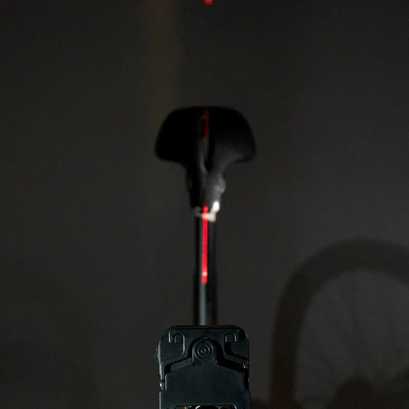 Calibrateur laser de guidon vélo – Alignement précis, USB-C, guidon 22,2–31,8 mm