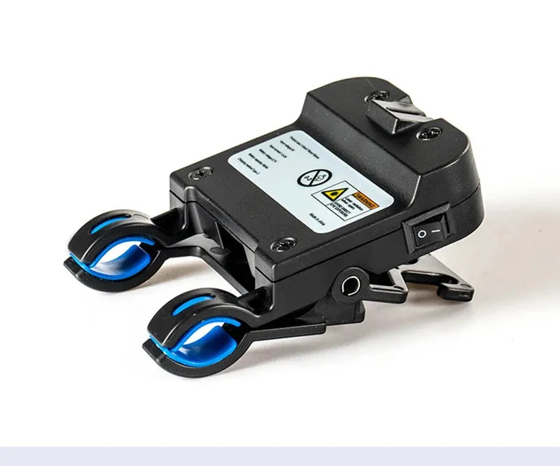 Calibrateur laser de guidon vélo – Alignement précis, USB-C, guidon 22,2–31,8 mm