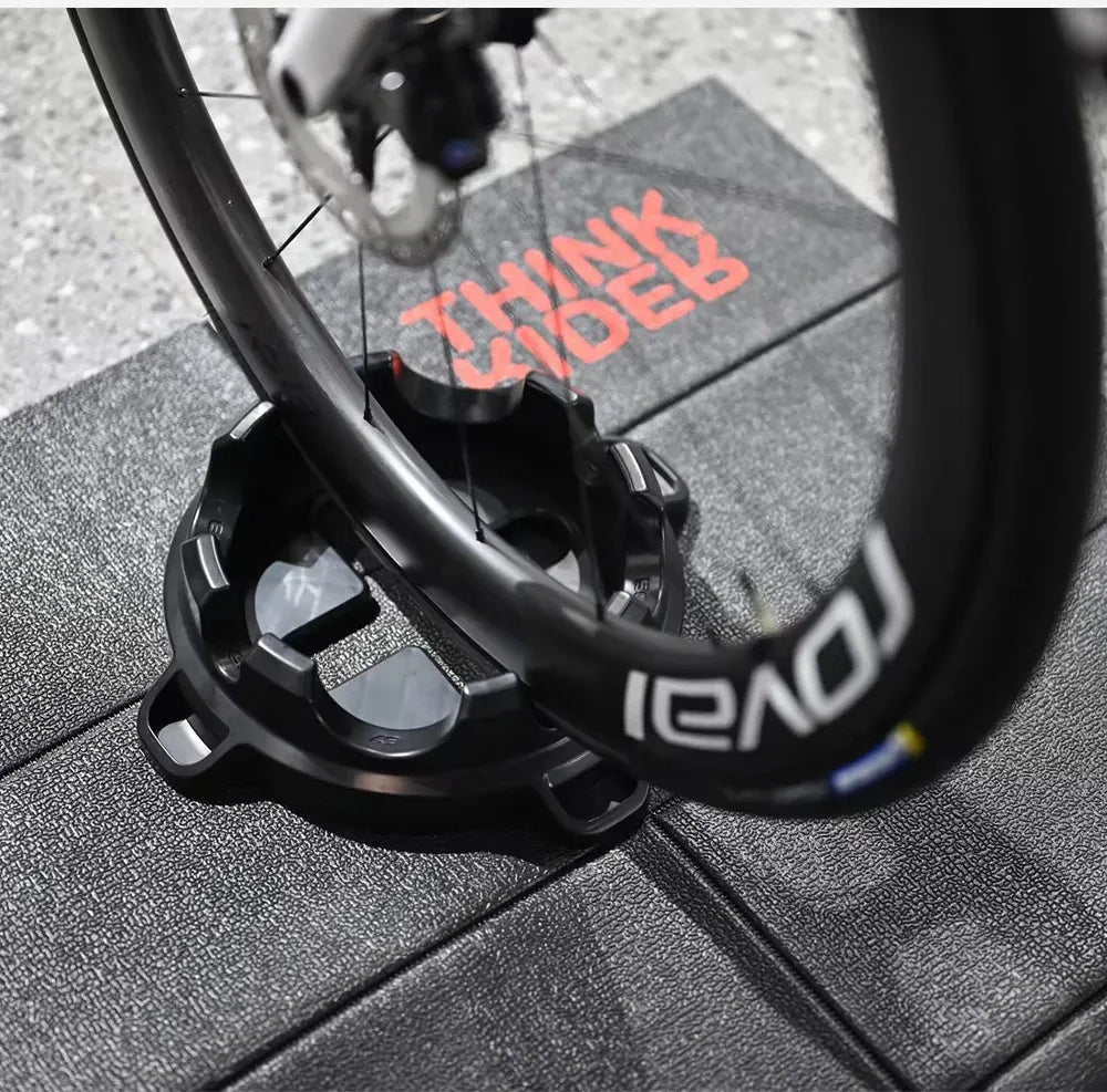 Support de stabilisation roue avant vélo – Multi-compatibilité pneus route, gravel et VTT