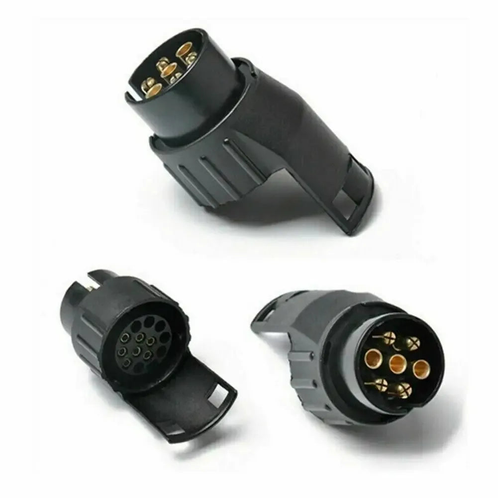 Adaptateur prise remorque 7 broches vers 13 broches – 12V – Compact et étanche