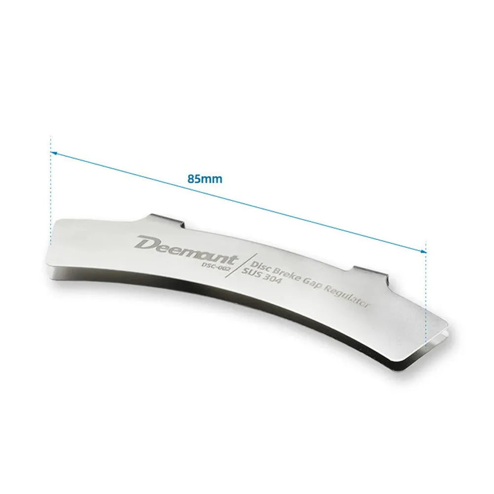 Ajusteur de jeu frein à disque – Modèle Rectangle – Inox 304 – 85×14 mm – Compatible 2 à 6 pistons