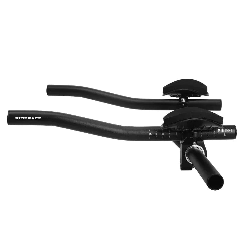 Barres aérodynamiques Triathlon Riderace – Repose-bras TT pour vélo route/VTT – Alliage d'aluminium – 25,4 à 31,8 mm