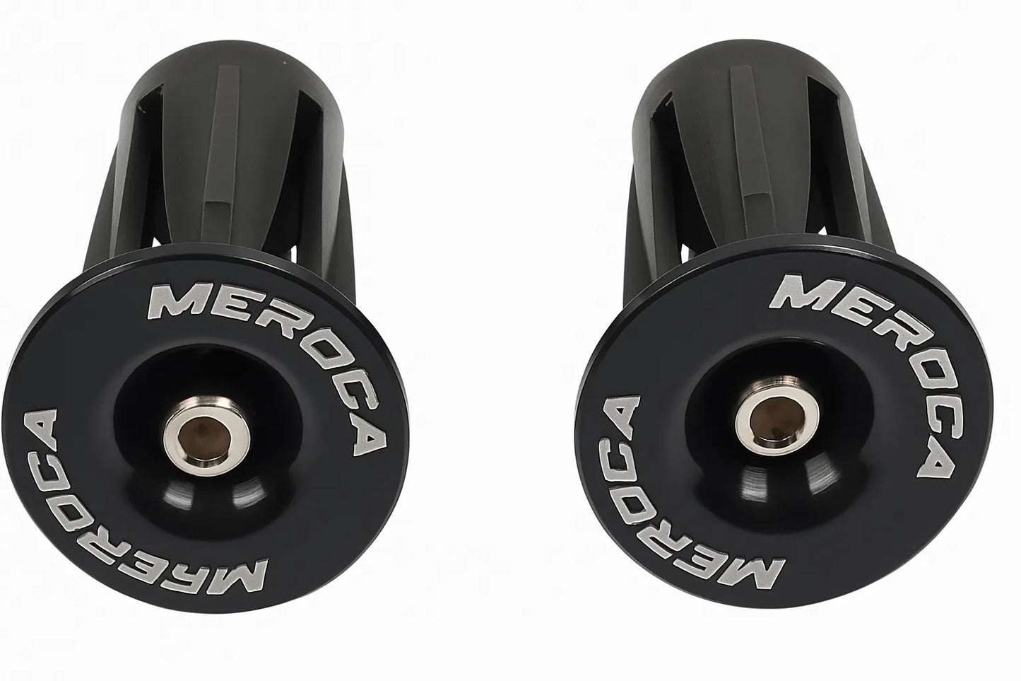 Bouchons de cintre vélo – 22 à 24 mm – Vis M4 – Noir