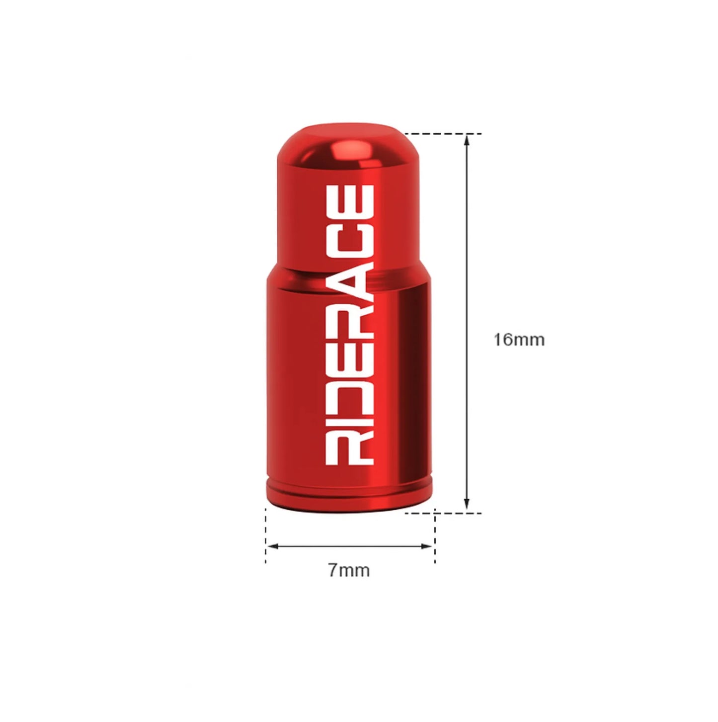 Bouchons de valve Presta RIDERACE – Aluminium anodisé – Lot de 2 pièces