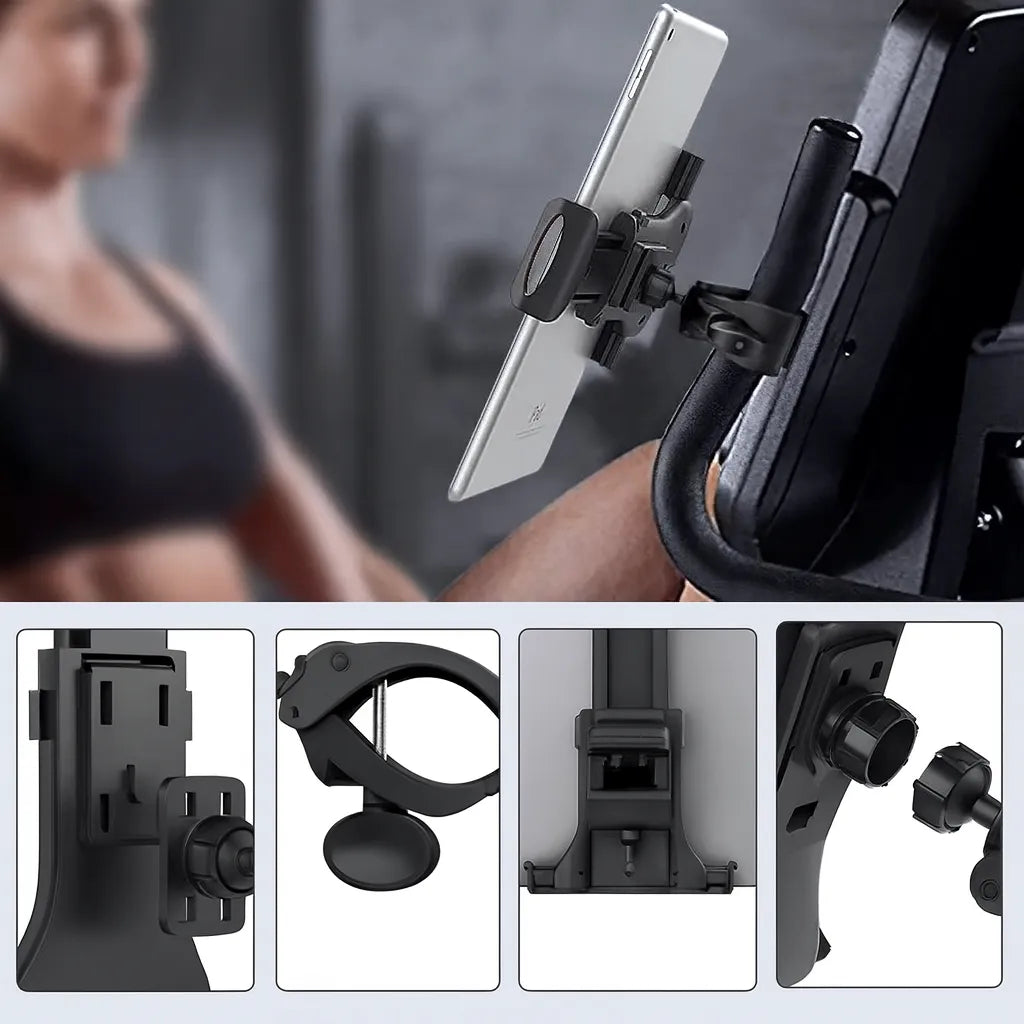 Support vélo pour tablette et smartphone – Guidon 18 à 50 mm, rotation 360°