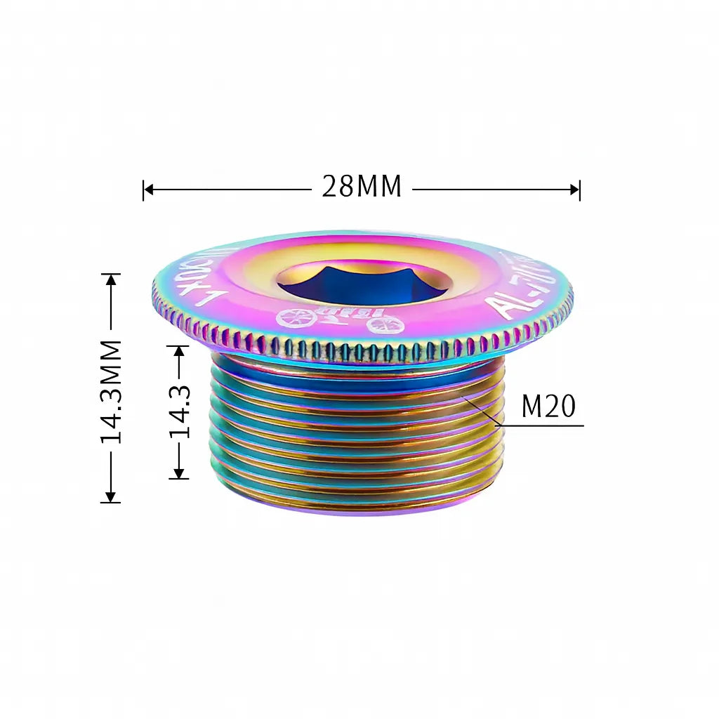 Vis de manivelle en aluminium CNC – Filetage M20