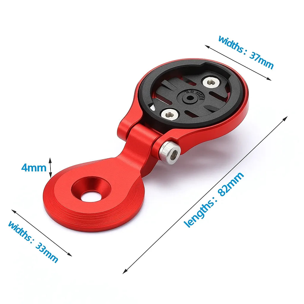 Support compteur vélo – Alliage CNC – Compatible Garmin, Cateye, Wahoo, Bryton