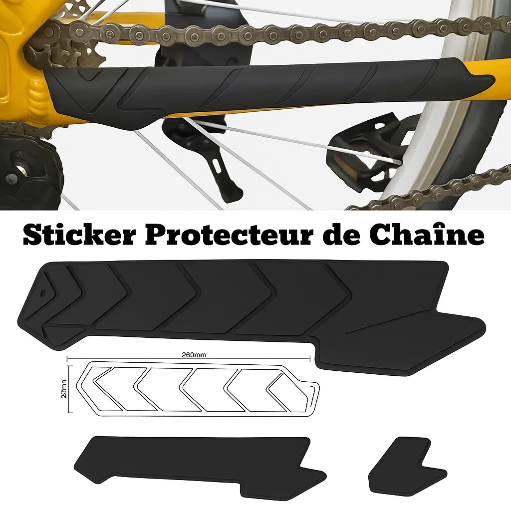 Protecteur de cadre en silicone noir – bande autocollante