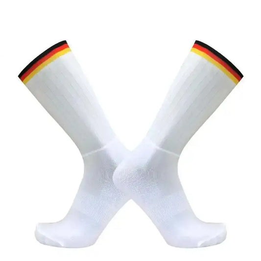 Chaussettes de cyclisme – Respirantes, compressives et confortables – Taille 39-45