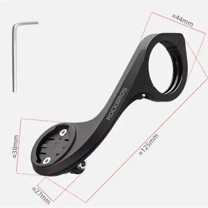 Support déporté ROCKBROS pour compteur et accessoires vélo – Compatible Garmin & IGS Bikeflow