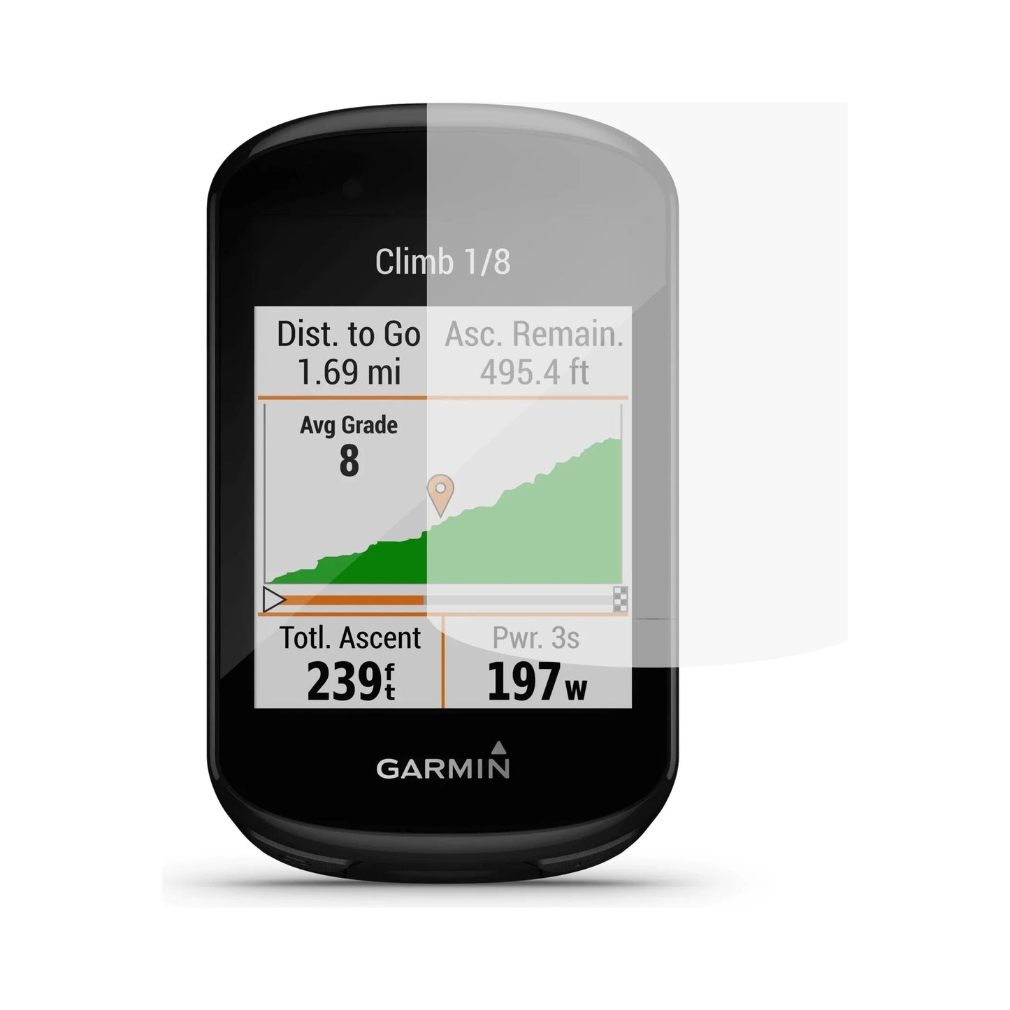 Ecran de Protection en verre trempé pour Garmin Edge 830 Bikeflow