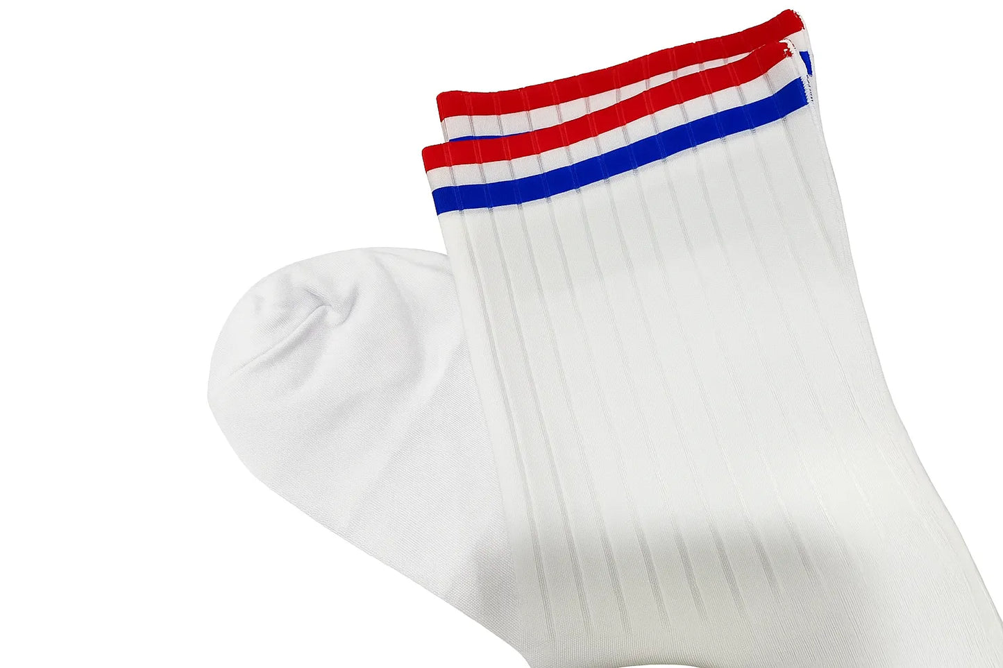 Chaussettes cyclistes France Bleu Blanc Rouge – Compression été haute performance – Taille 39-45