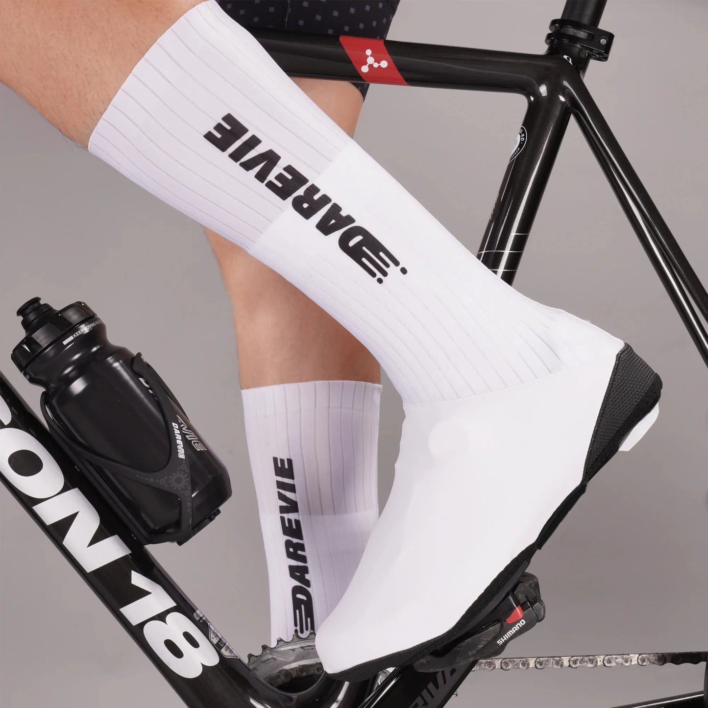 Couvre-chaussures aérodynamiques haute performance – Unisexe – Route/VTT – Coupe-vent, déperlant et ajusté