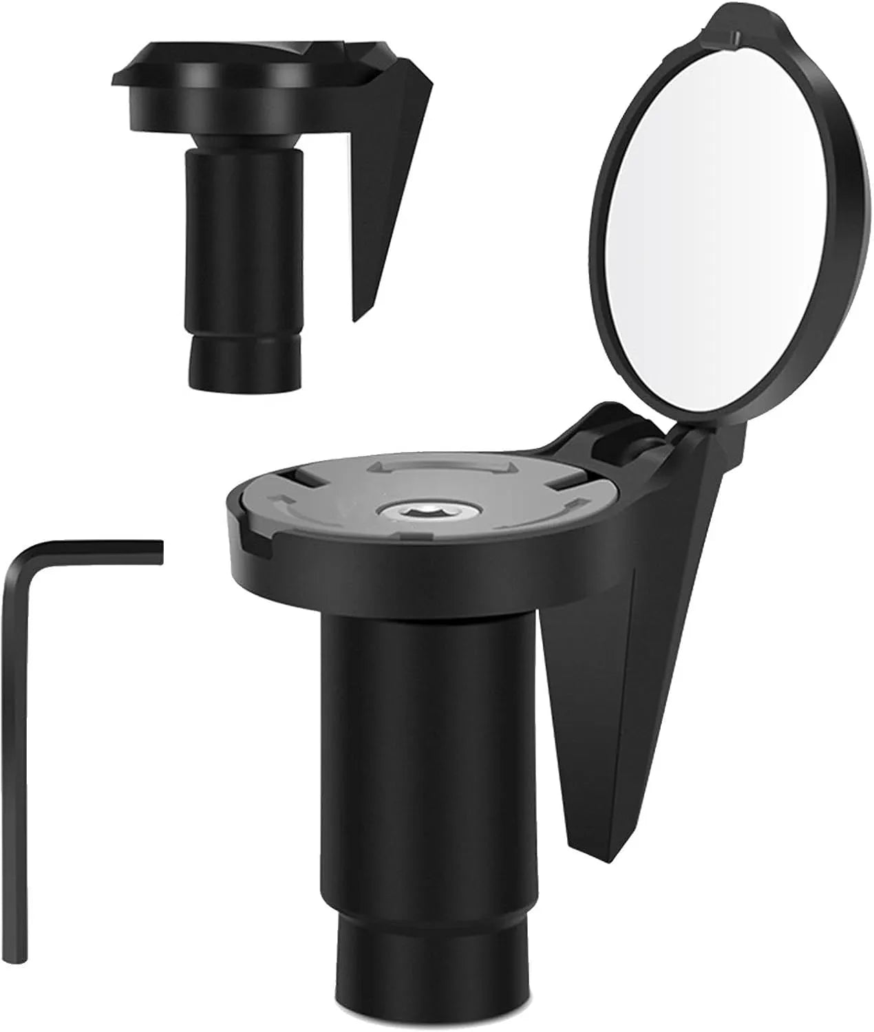 Embout de guidon Rétroviseur de vélo – Miroir convexe HD – Rotation 360°