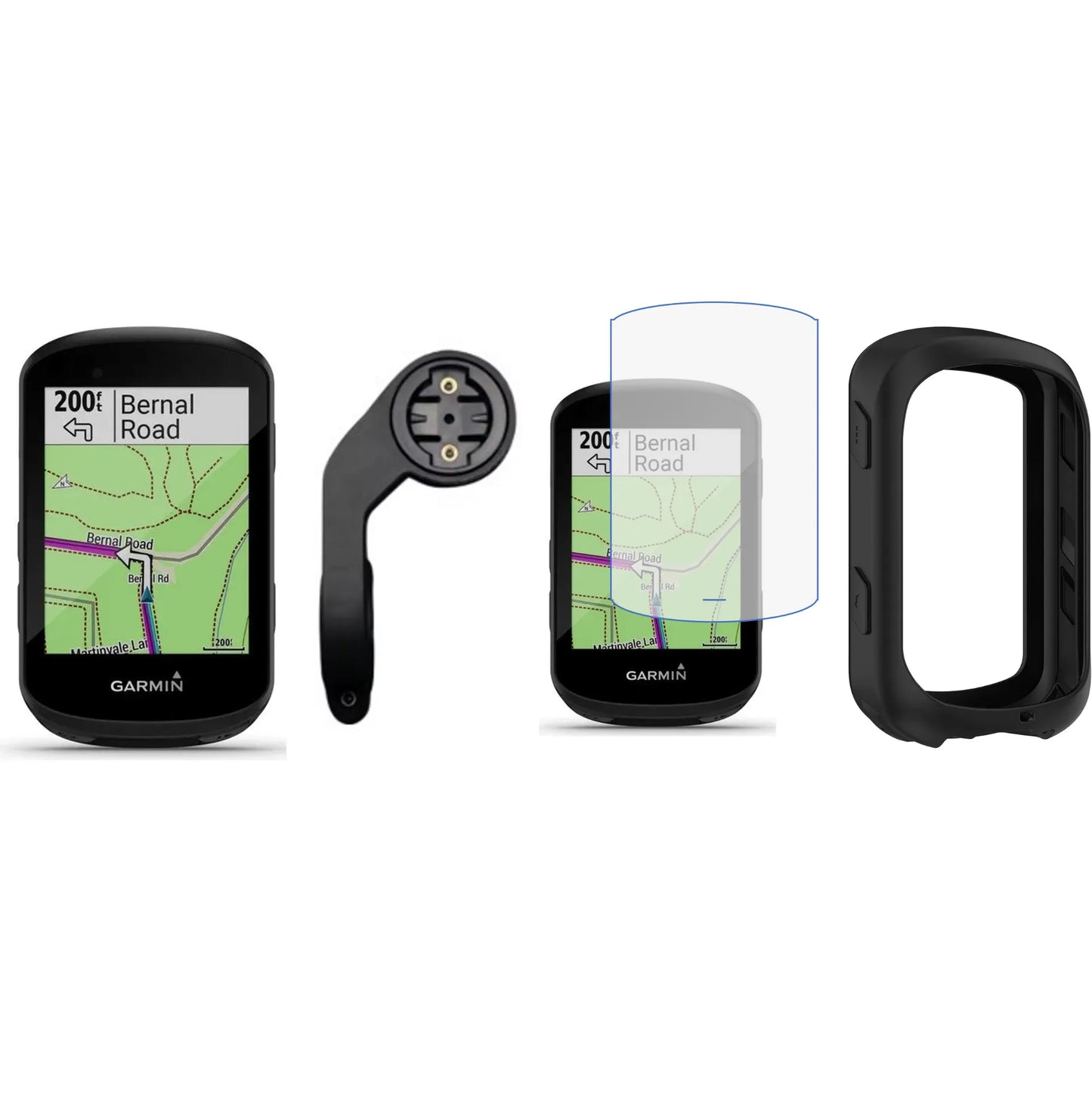 Garmin Edge 530 Reconditionné (État parfait) + Accessoires Neufs : Écran de protection + Housse + Support déporté