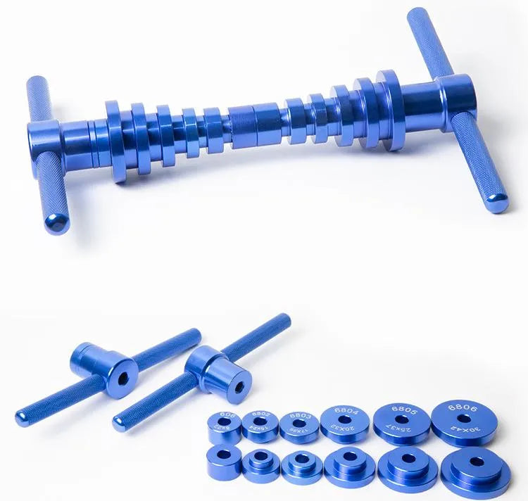 Kit Professionnel d’Installation et d’Extraction de Roulements pour Vélo avec boîte - Compatible Moyeu de Roue