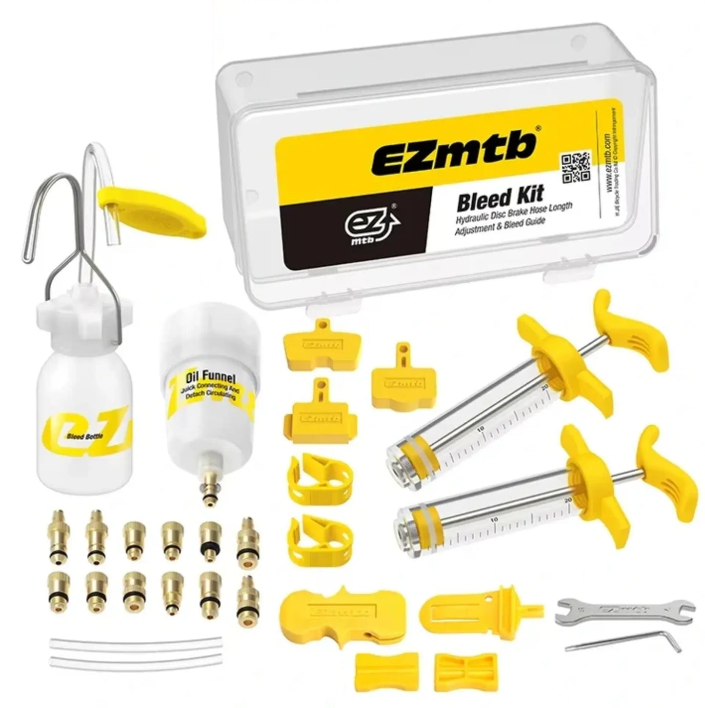 Kit de Purge Universel EZmtb 2022 RACE – Pour Freins Hydrauliques à Disque