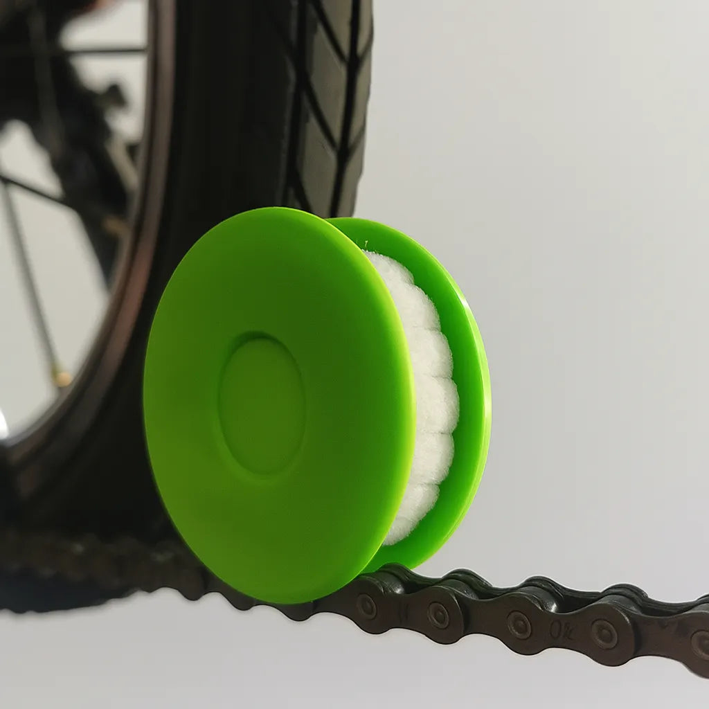 Outil de lubrification chaîne vélo – Réutilisable – Type rouleau – Pour huile de chaîne