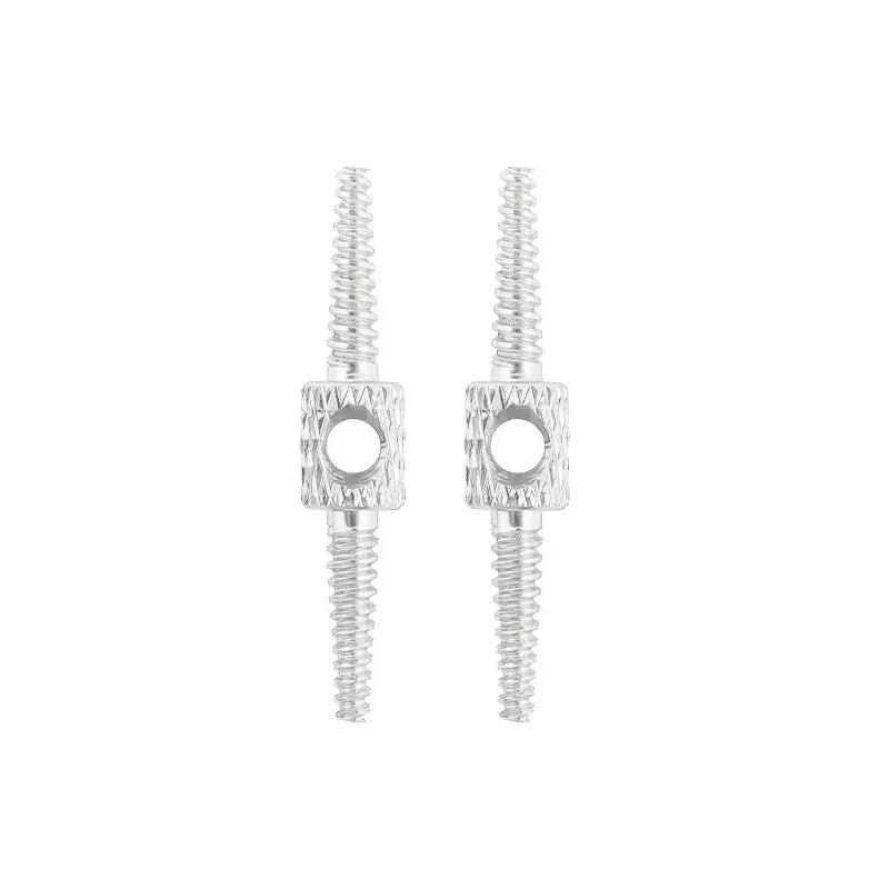 Outil de routage câble interne vélo - Aluminium argent - 2 pièces - Pour frein et dérailleur - Compatibilité universelle