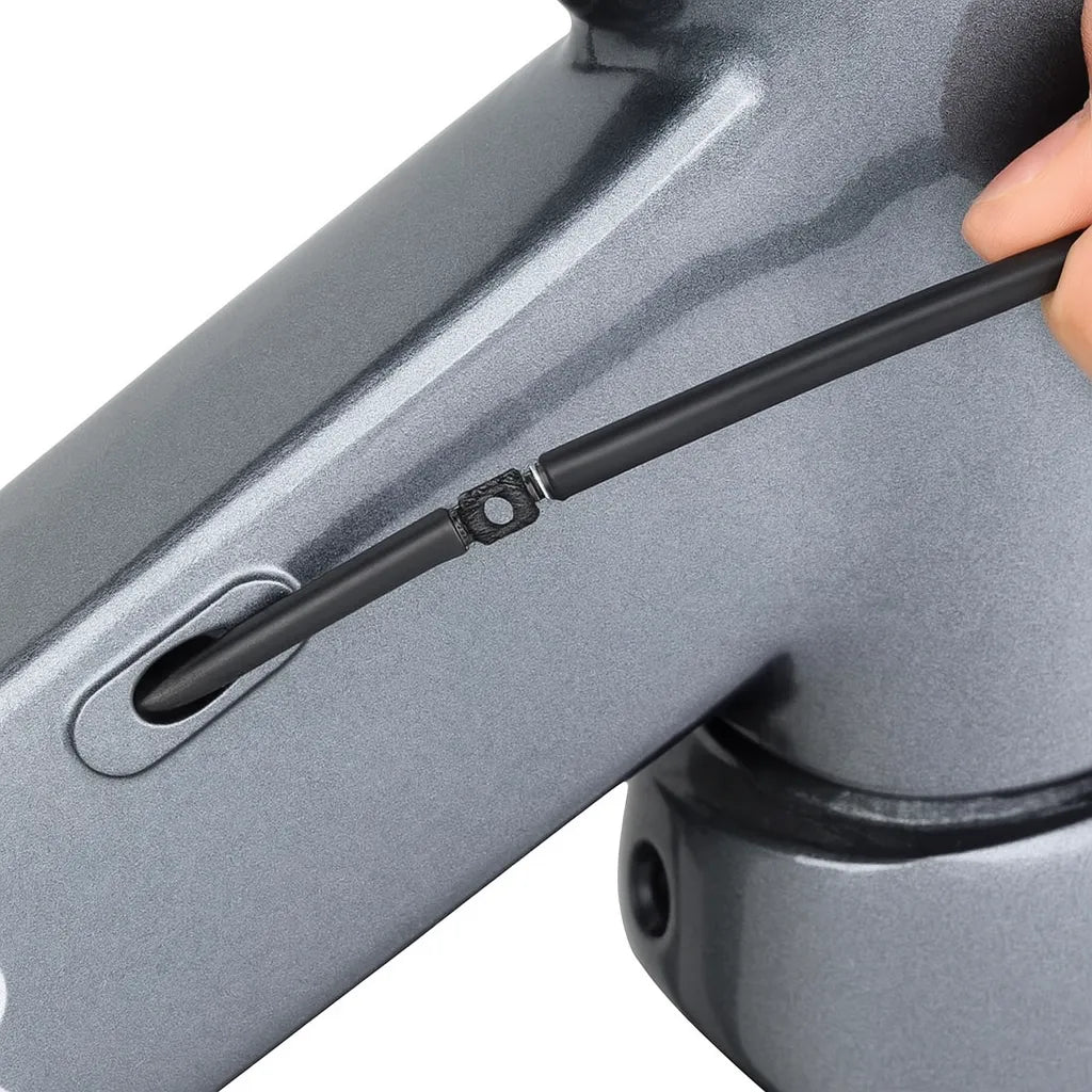 Outil de routage câble interne vélo – Aluminium noir – 2 pièces – Pour frein et dérailleur – Compatibilité universelle