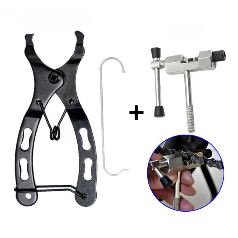 Pince ouverture/fermeture maillon rapide vélo – Compatible Shimano & chaînes 9 à 12 vitesses