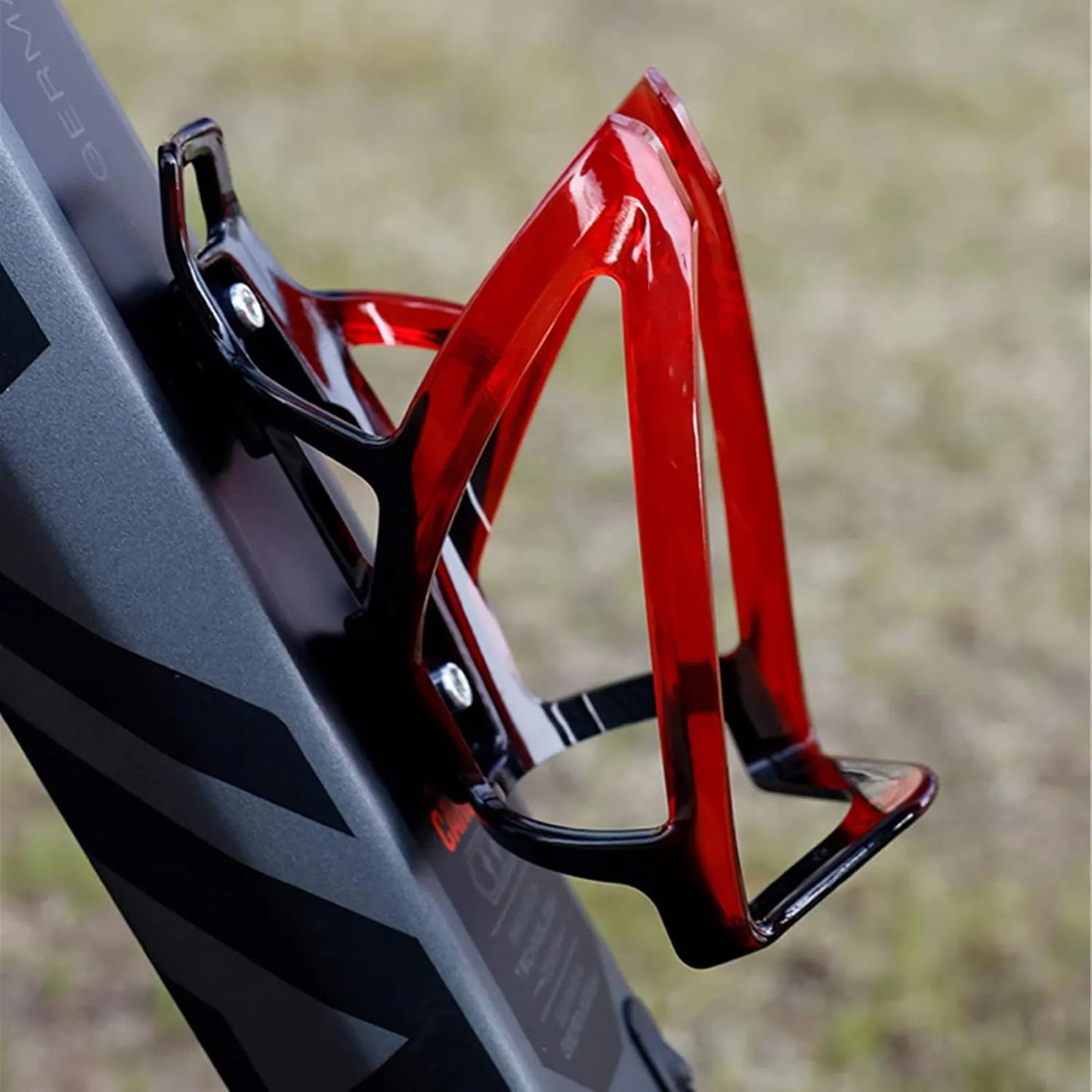 Porte-bidon vélo en plastique PC – Ultra léger et résistant - Rouge