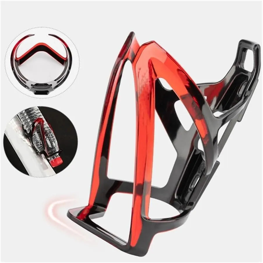 Porte-bidon vélo en plastique PC – Ultra léger et résistant - Rouge