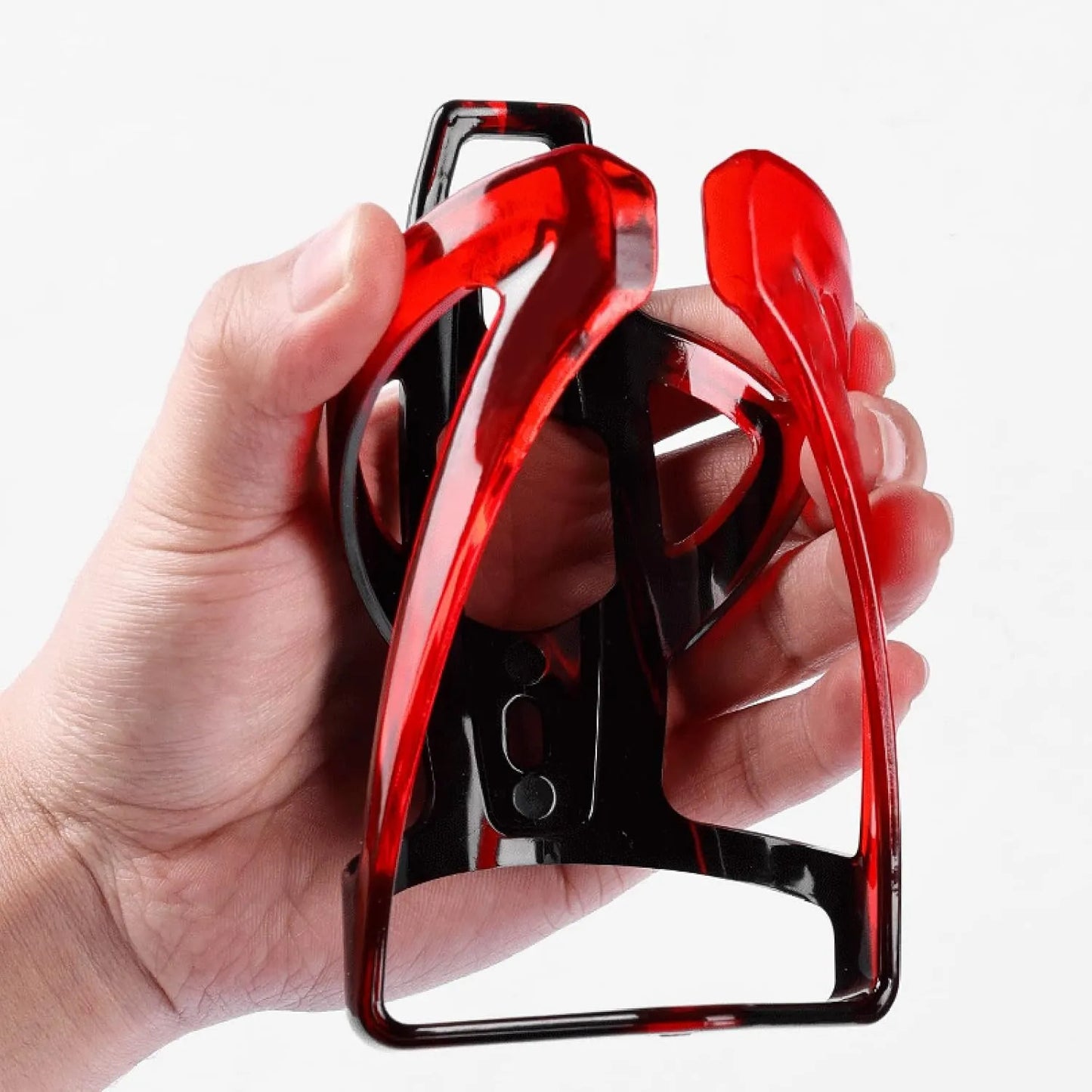 Porte-bidon vélo en plastique PC – Ultra léger et résistant - Rouge
