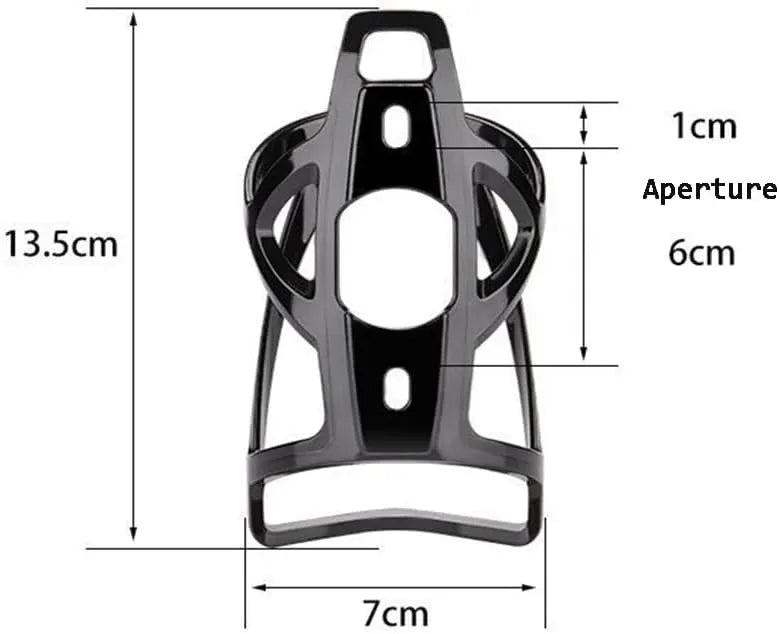 Porte-bidon vélo en plastique PC – Ultra léger et résistant Noir