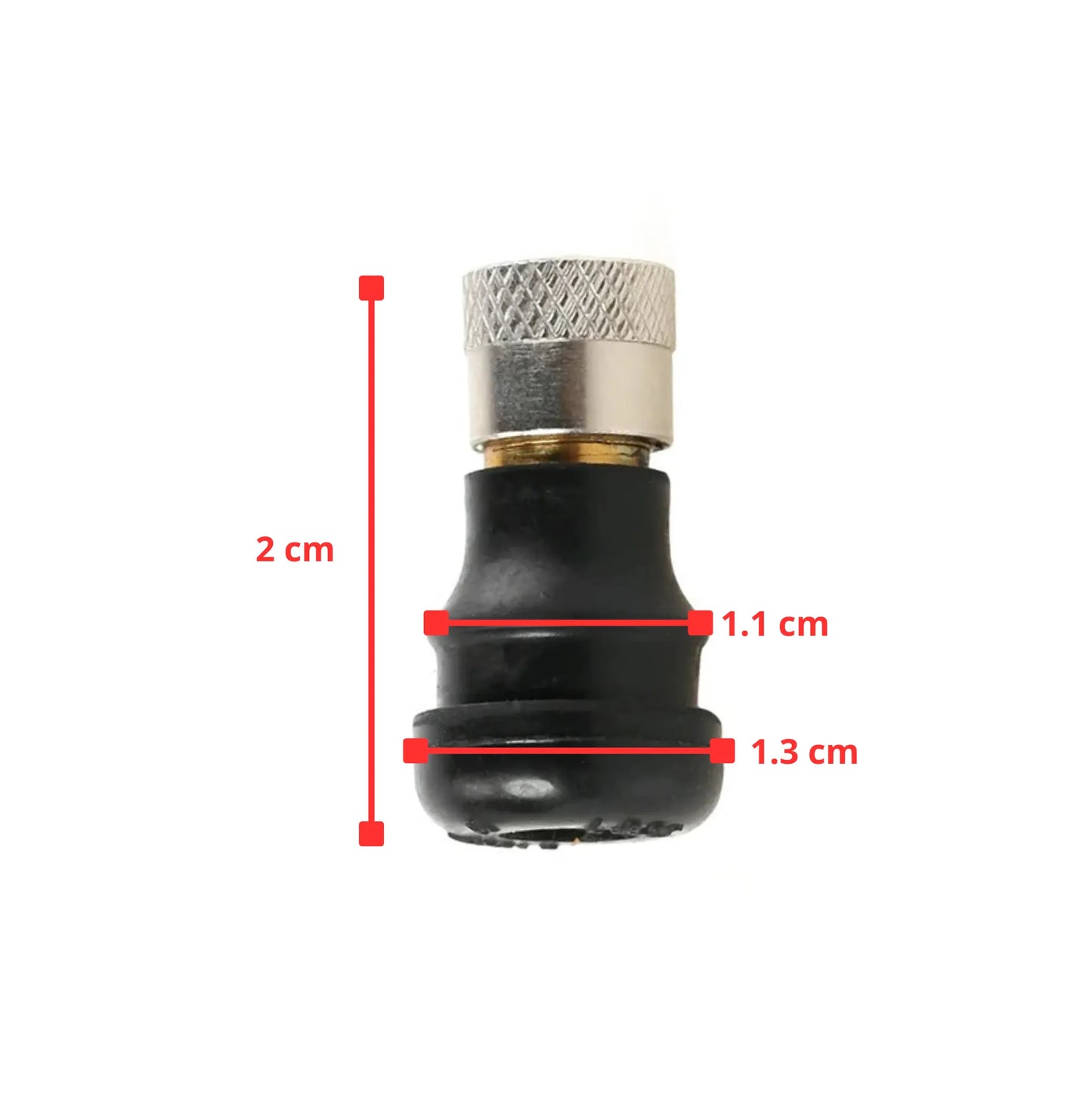 2 valves tubeless métal pour pneu sans chambre – Compatible Xiaomi M365 / Pro / Ninebot Max G30