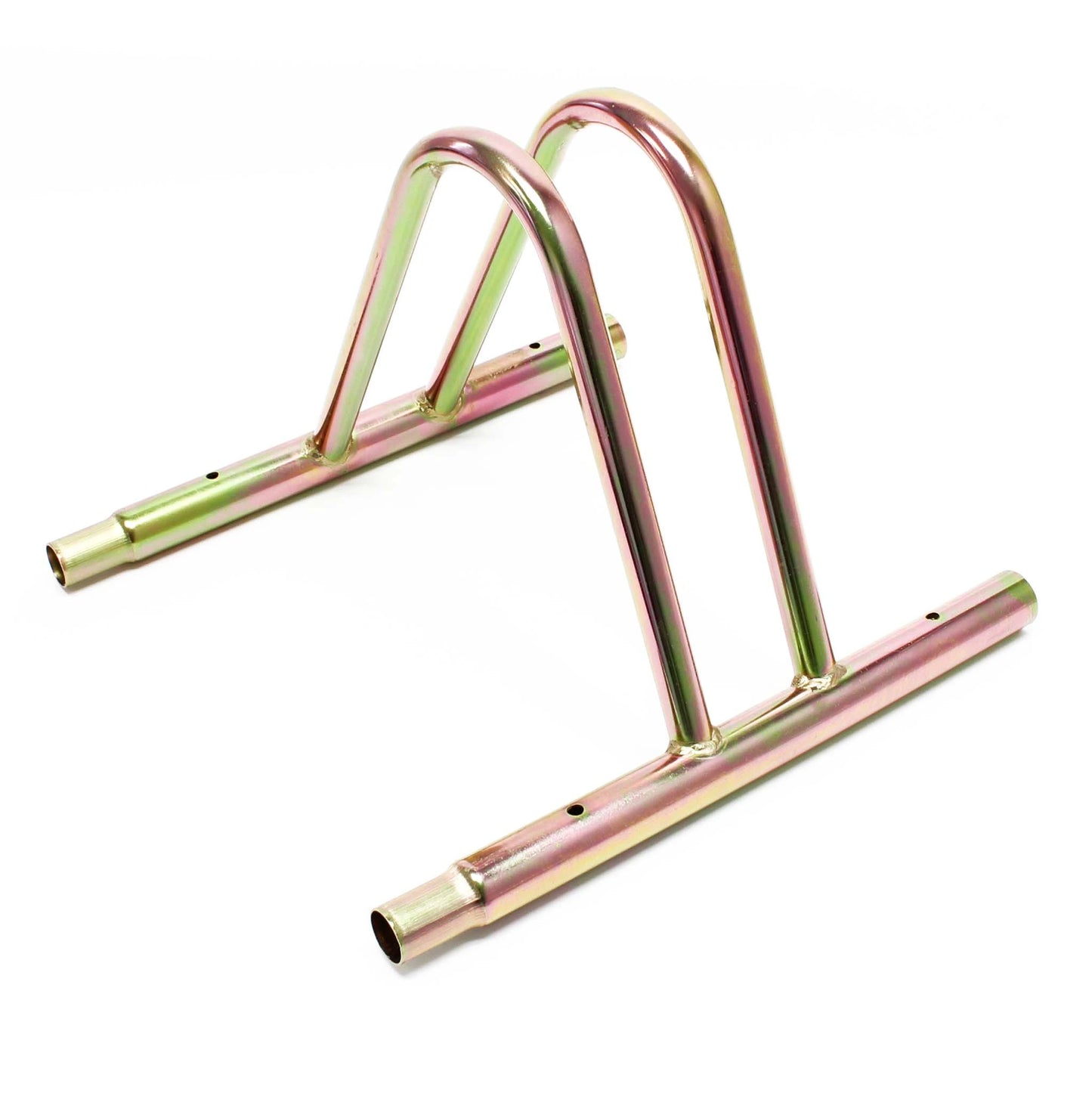 Râtelier pour 1 vélo-Extensible- Montage au sol-Support vélo en acier anodisé-Pied béquille de stationnement