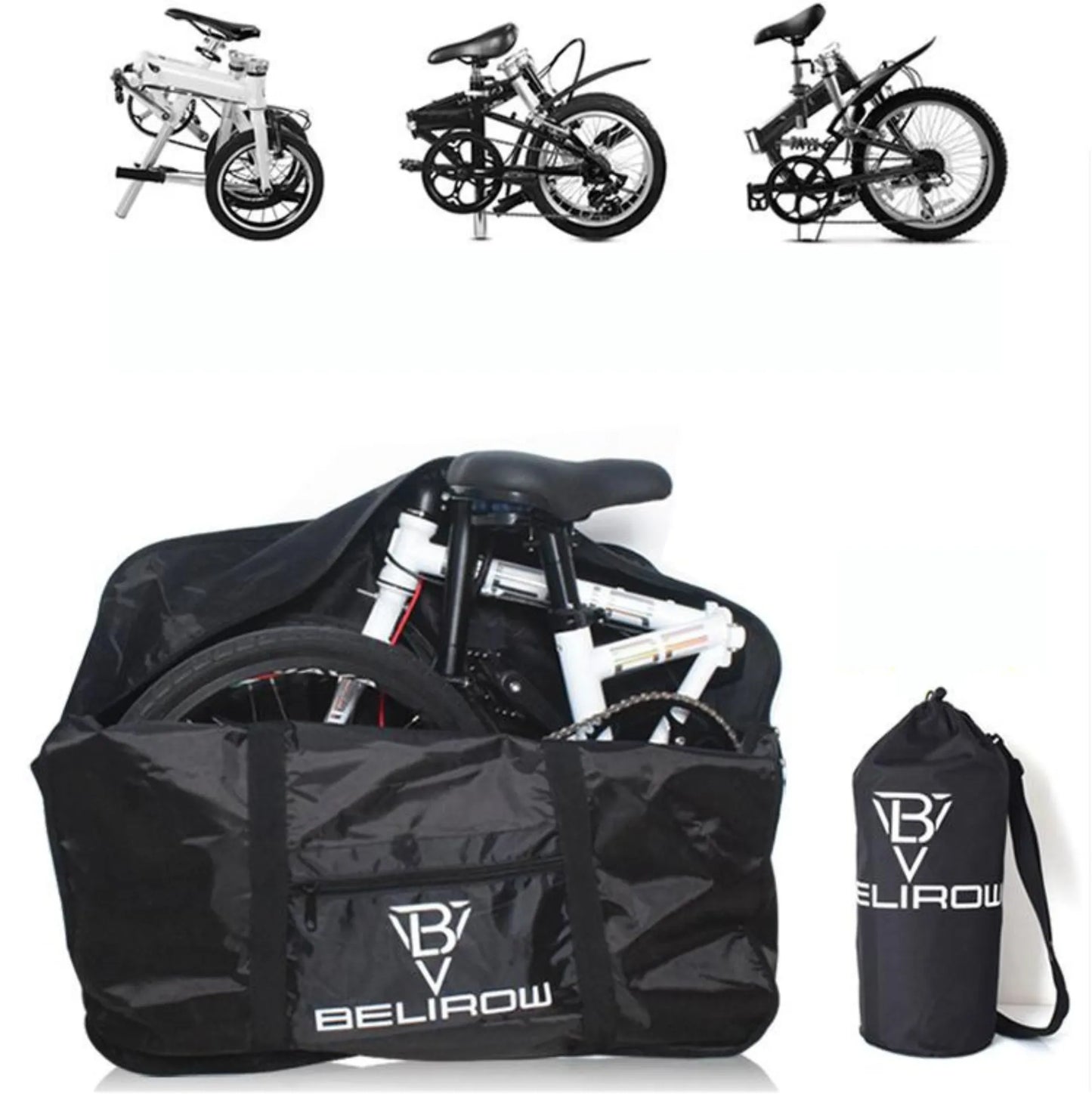 Sac de transport vélo Belirow – 166L – Avec sangles d’épaules