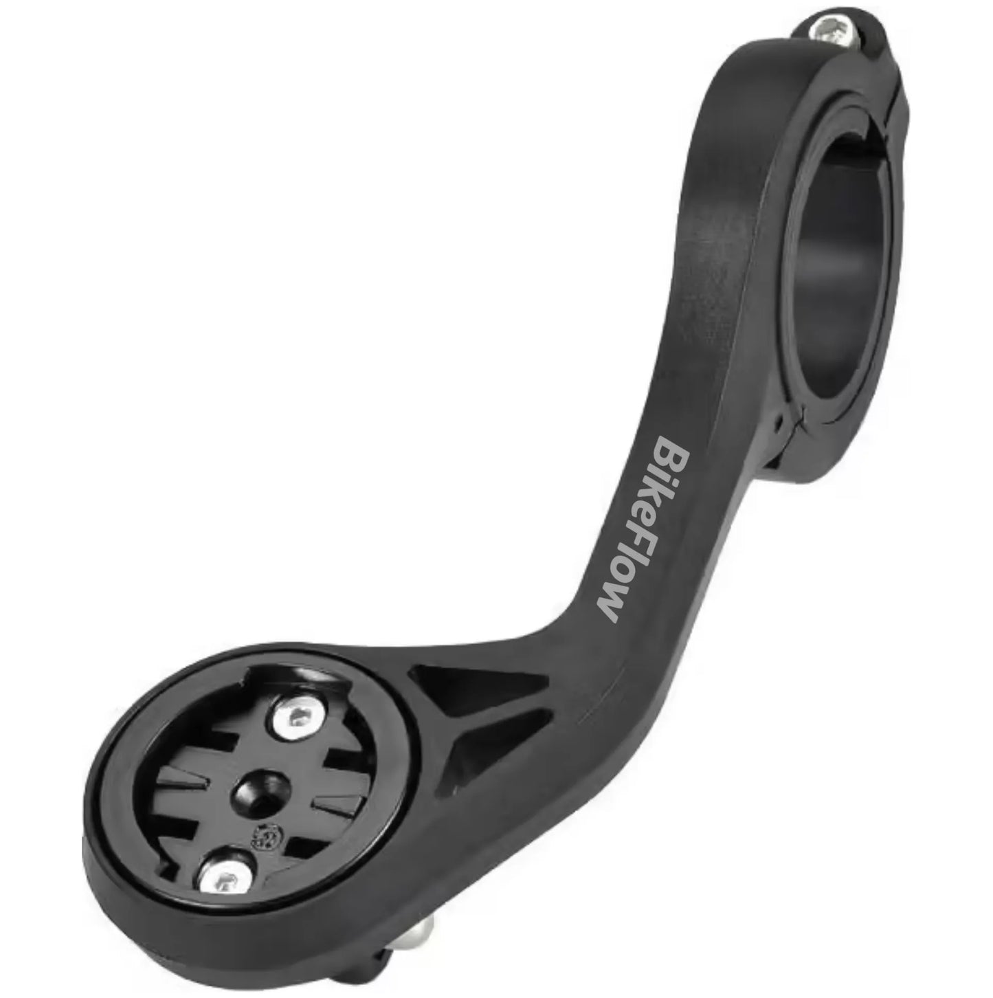 Support déporté XL bras allongé optimisé BikeFlow pour Garmin 1030/1040/1050 - Wahoo - Bryton + fixation éclairage ou gopro