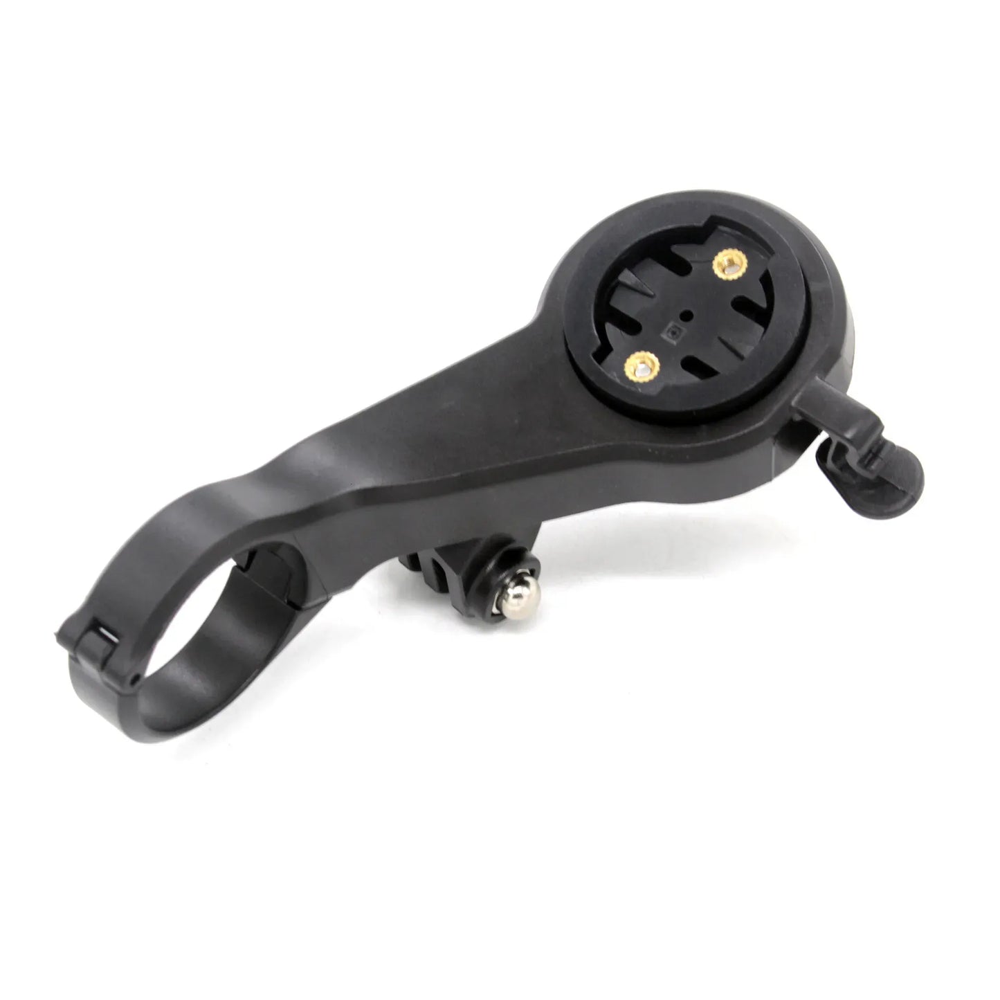 Support déporté vélo 4-en-1 compatible Garmin, Cateye, Bryton – Compteur, sonnette, éclairage, GoPro