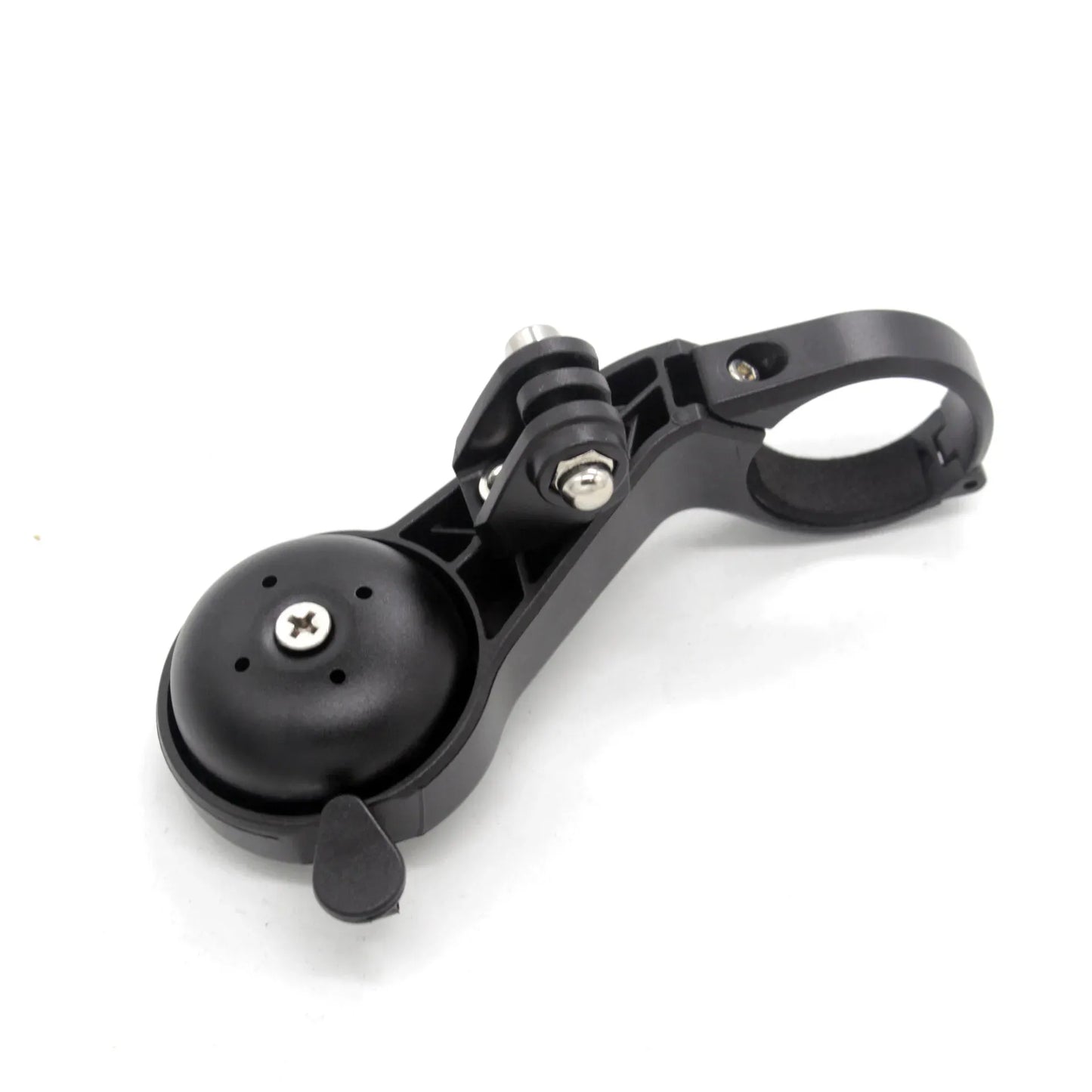 Support déporté vélo 4-en-1 compatible Garmin, Cateye, Bryton – Compteur, sonnette, éclairage, GoPro