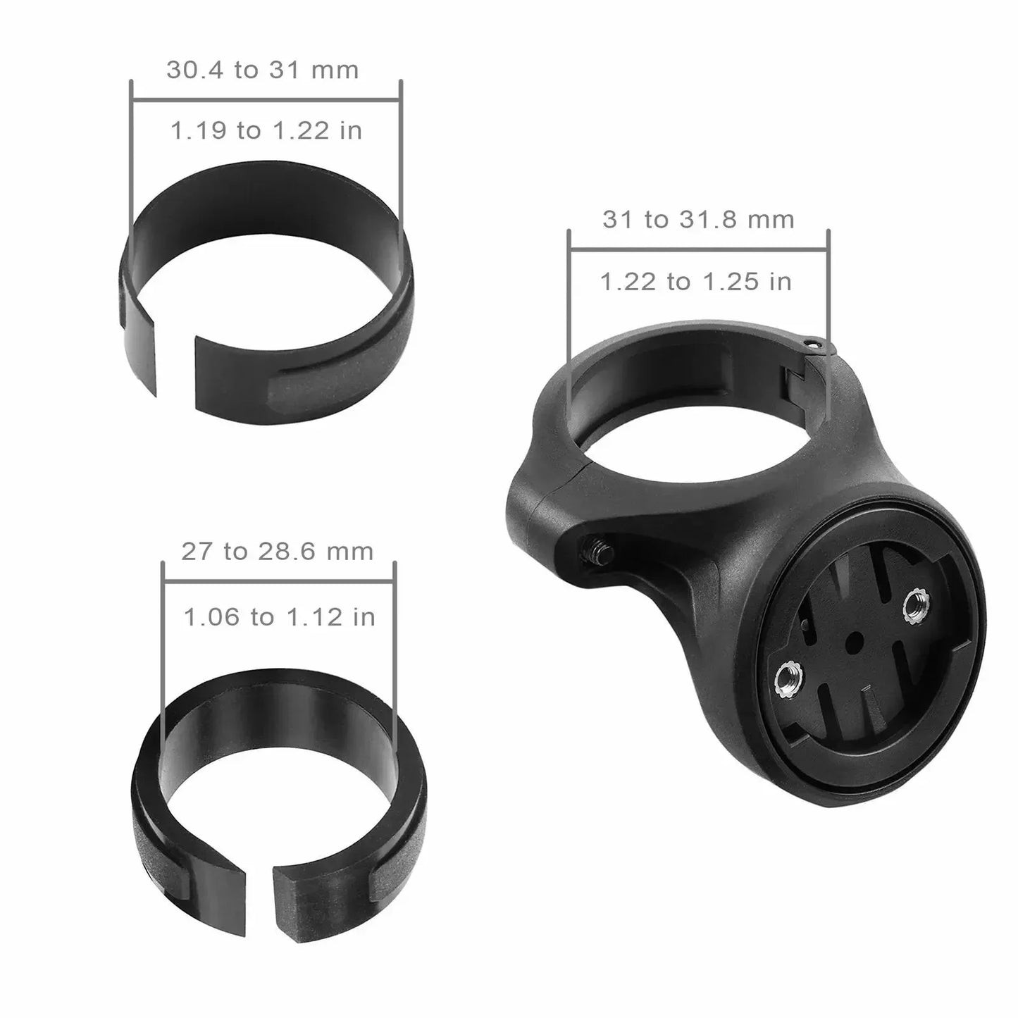 Support de tige de selle vélo – Compatible Garmin Varia RTL515, RTL510, RVR315, RCT715, Magene L508