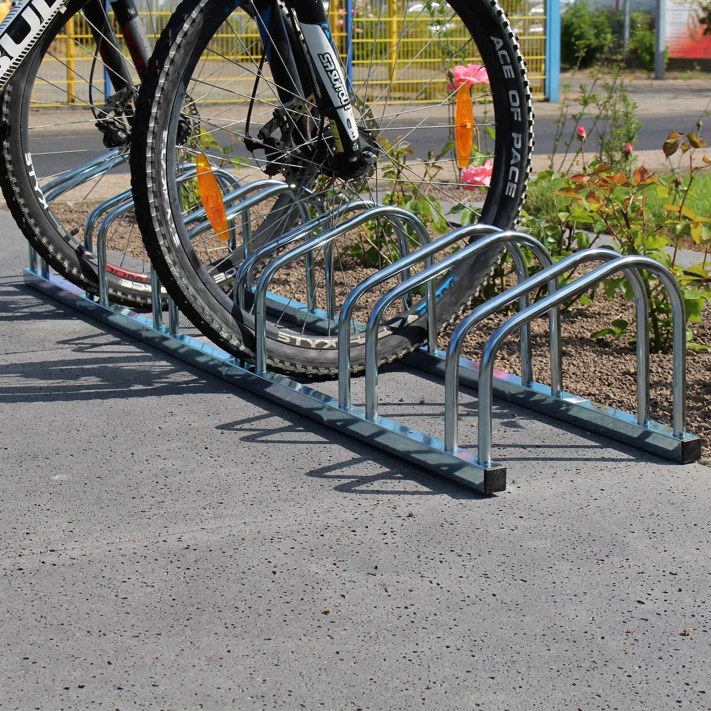 Support mural ou au sol pour 6 vélos – Rangement spacieux et sécurisé pour tous types d’environnements