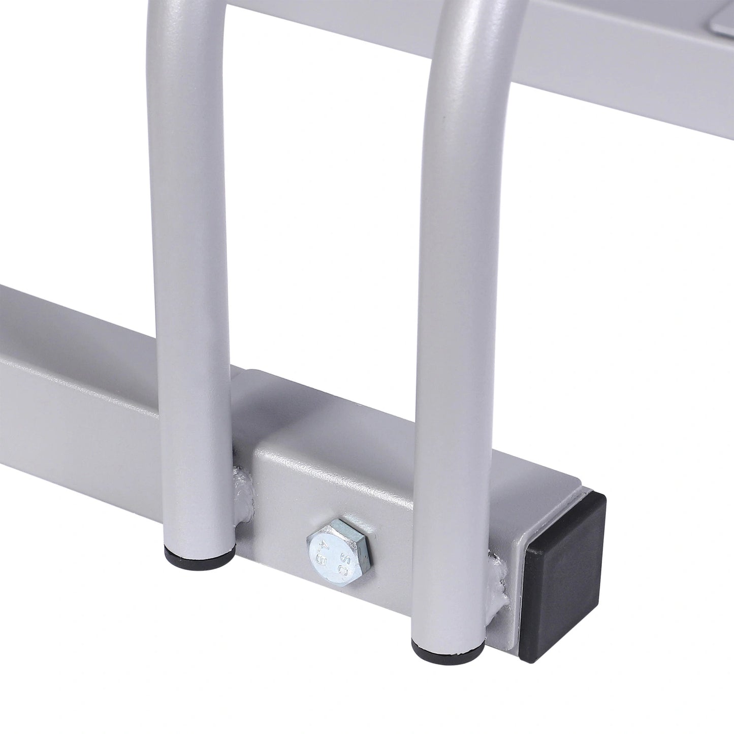 Wiltec Râtelier pour 5 vélos - Extensible, Montage au sol, Support vélos en acier galvanisé A3, Pied béquille de stationnement Bikeflow