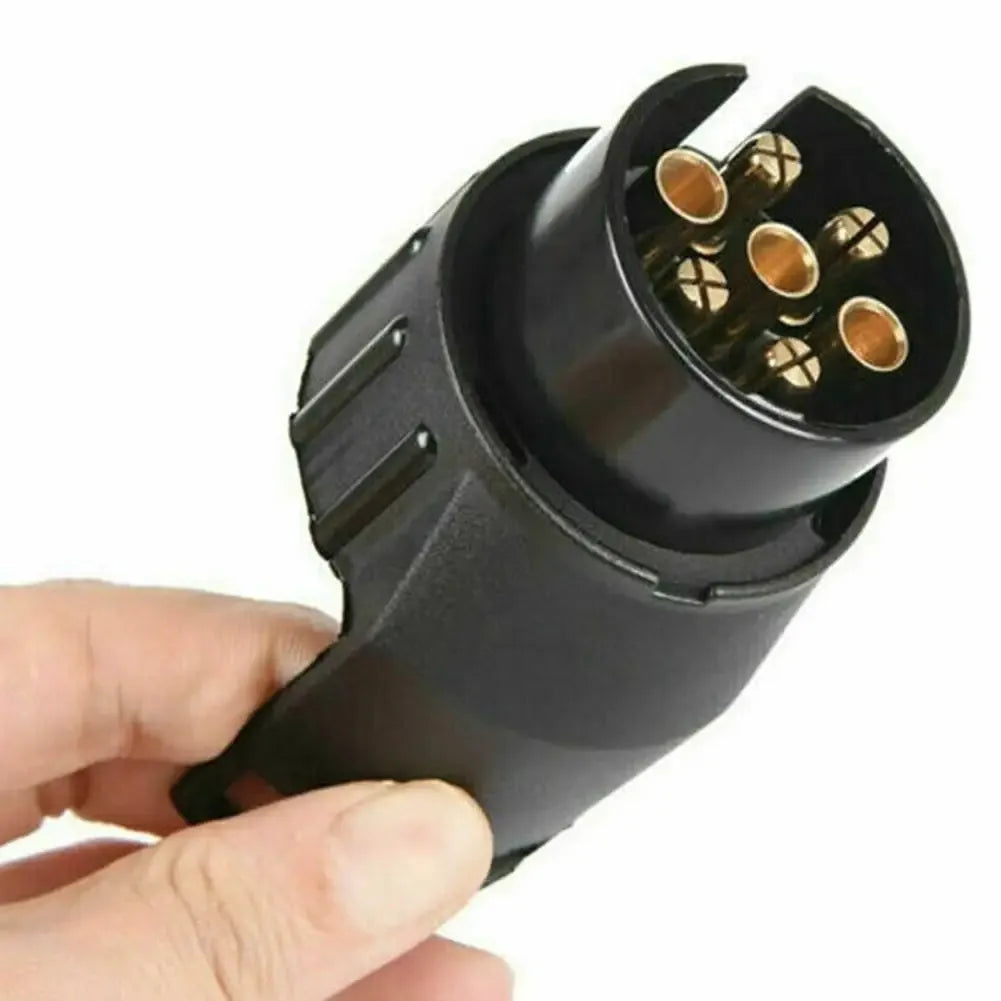 Adaptateur prise remorque 7 broches vers 13 broches – 12V – Compact et étanche