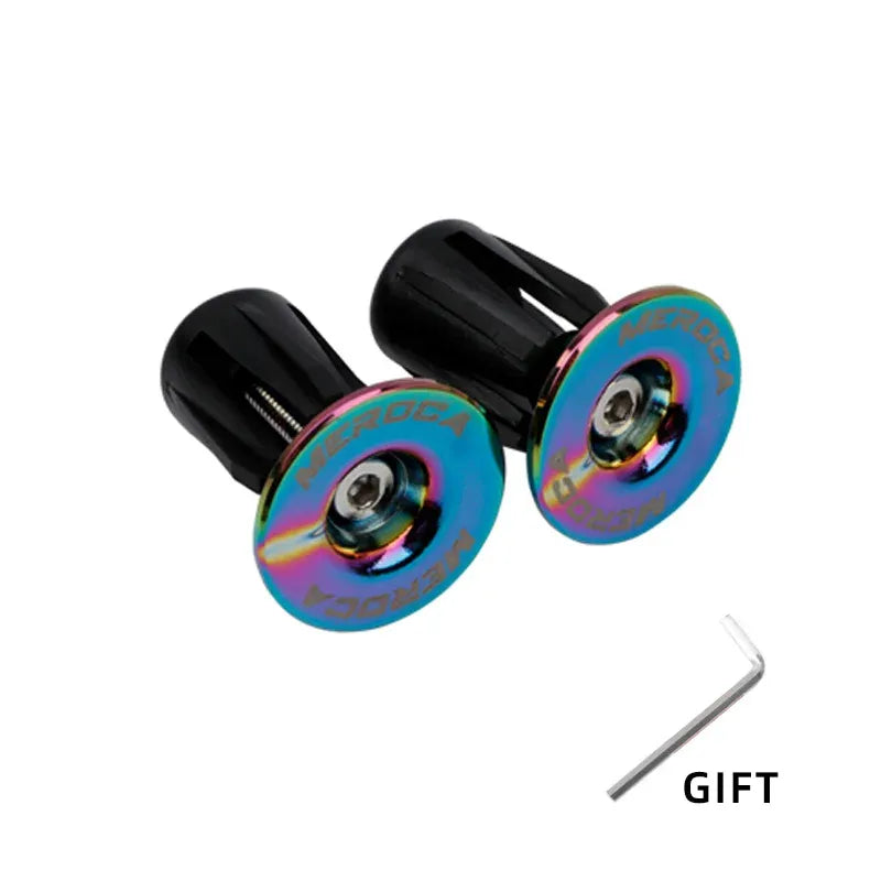 Bouchons de cintre vélo – 22 à 24 mm – Vis M4 – Multicolore
