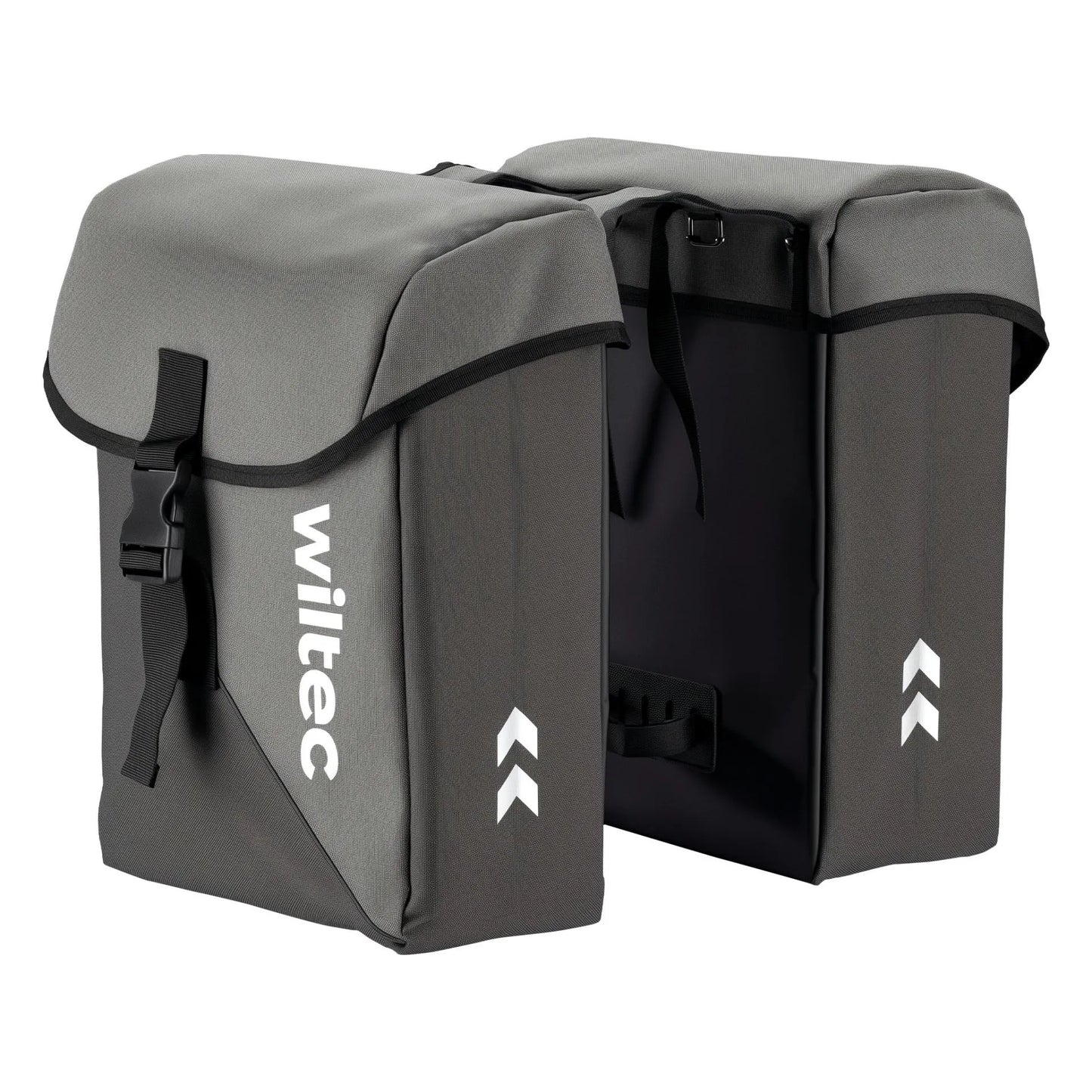 Wiltec Sacoche double étanche pour porte-bagages – capacité de 35 L